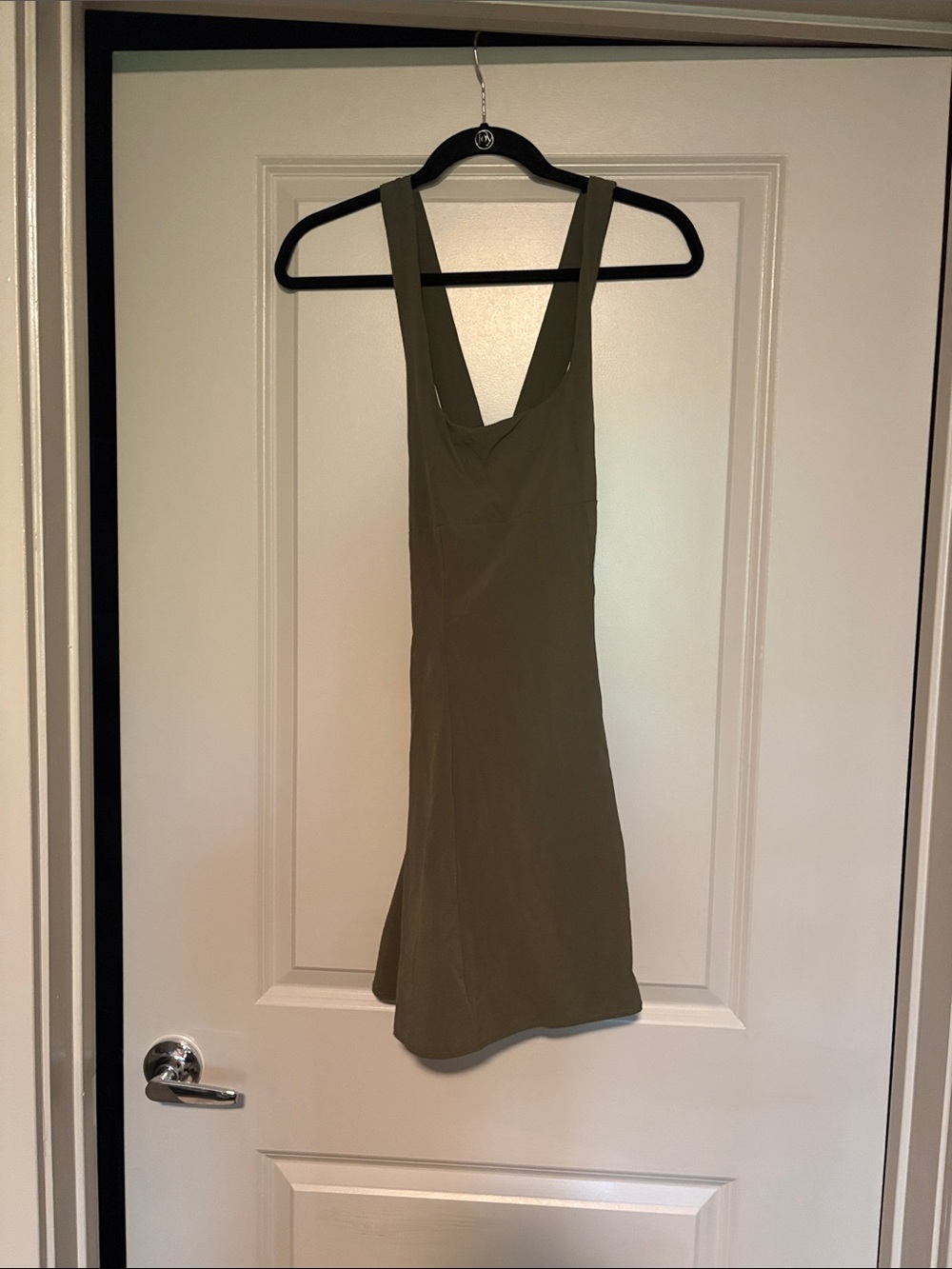 Outdoor Voices Crossback Exercise Dress Olive Green